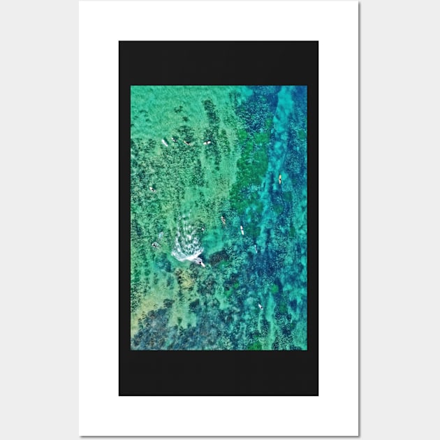 Crystal Clear Surf. Wall Art by incredi